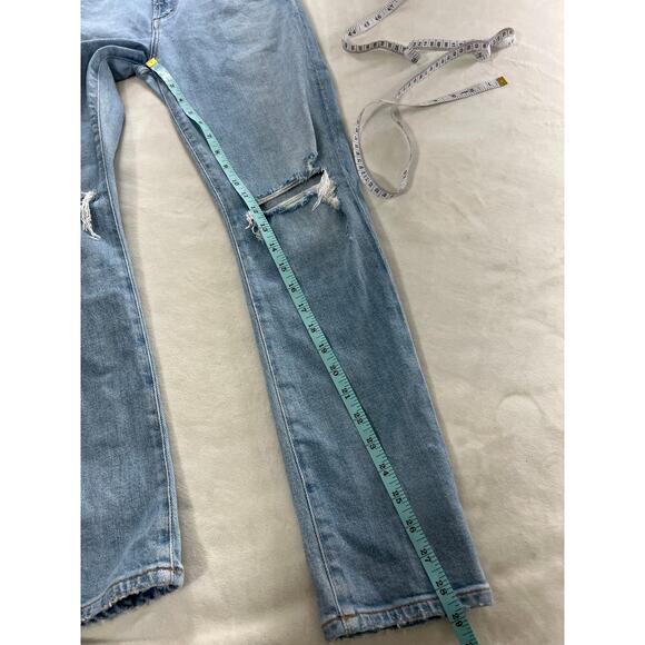 AGOLDE Toni Straight Leg Mid Rise Denim Jeans Women's 24 Capsule Easy Everyday - Picture 10 of 10